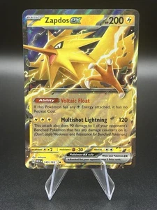 Zapdos ex 145/165 Doble Raro Pokémon Escarlata y Violeta 151 - Imagen 1 de 2