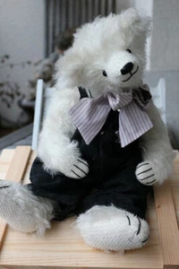 Schlotz Gaby  Desinger Teddy, 42 cm  bekannte Künstlerin sehr gefragt ansehen !! - Bild 1 von 9