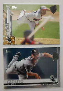 2020 Topps Factory Set Lucas Giolito Gold Star Parallel White Sox/ 2019 Rainbow - Picture 1 of 4