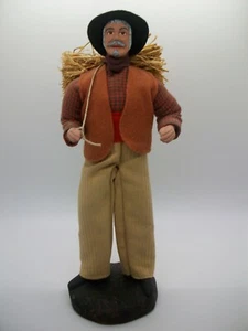 VINTAGE 10" TONFIGUR Bauer trägt Stroh Santons Florence - Bild 1 von 6