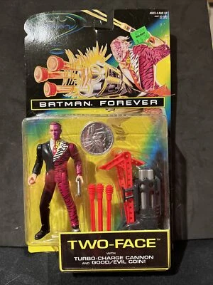 Figura Batman Forever DOS CARAS con Turbo Cañón y Moneda MOC Kenner 1995- NUEVO Foto 1 de 2