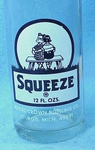 Squeeze Soda (black) 12oz Sturgis, MI - 190 - Picture 1 of 5