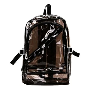 Zaino Borsa Bambina per Donna Moda Zaino Trasparente Scuola - Foto 1 di 4