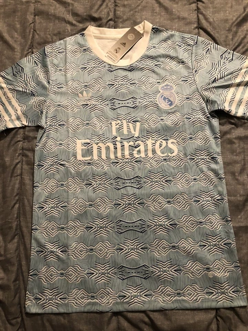 RARE Real Madrid Concept Soccer Jersey Sky Blue Special Edition Fan M,L,XL,XXL Cover
