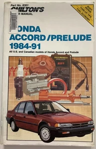 🚗HONDA ACCORD AND PRELUDE, 1984-91 (CHILTON'S REPAIR MANUAL) - Bild 1 von 15