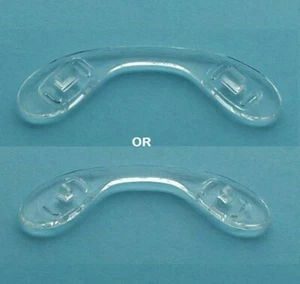 Almohadillas nasales de silicona premium para puente de silla de montar para gafas - empuje/tornille - extra cómodas - Imagen 1 de 7