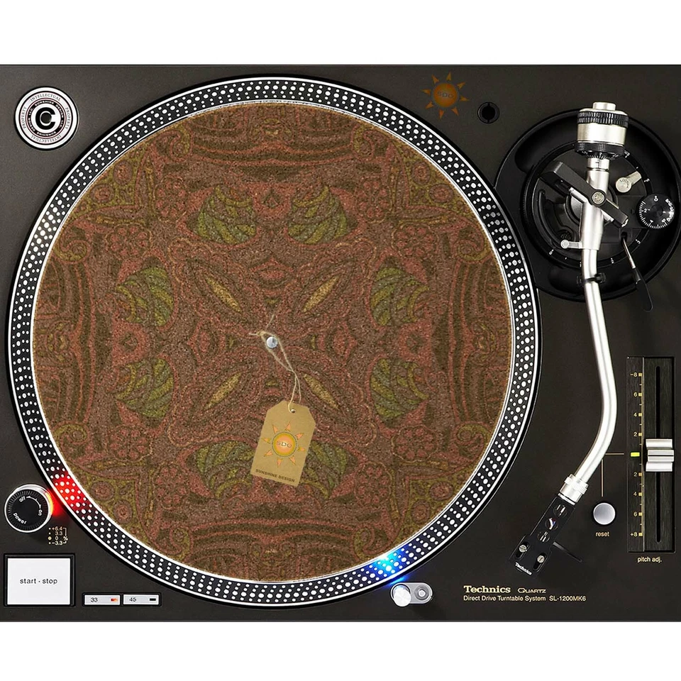 Tocadiscos Wonka Works CORK Slipmat 12" para DJ Vinilo LP Audiophile Foto 1 de 1