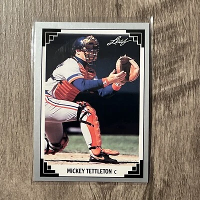 1991 Leaf Baseball Card #322 Mickey Tettleton - Image 1 of 2