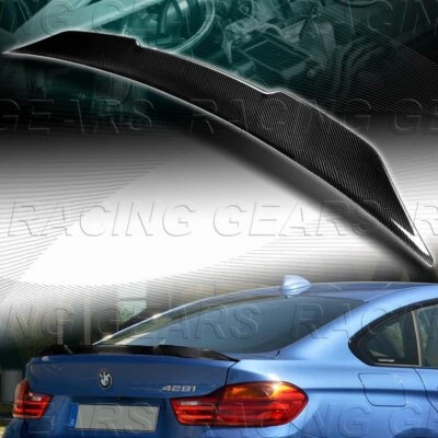 ALERÓN MALETERO FIBRA CARBONO REAL ESTILO PSM APTO 15-20 BMW F36 428i 420i 430i 4 puertas Foto 1 de 4