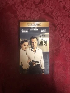 Key Largo movie Humphrey Bogart Lauren Bacall VHS tape Digital 1948 - Picture 1 of 6