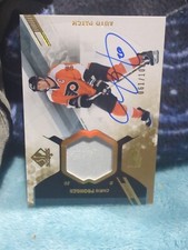 2013-14 SP Authentic Chris Pronger Limited Auto Patch /100 Flyers