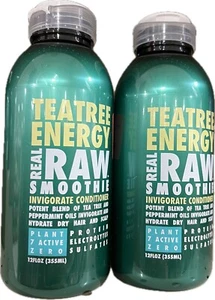 2er Pack Tea Tree Energy Real Raw Smoothie Belebender Conditioner 12 flüssige Unzen - Bild 1 von 2