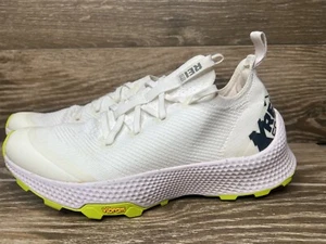 REI Co-Op Swiftland MT BlueSky Trail Running Shoes White Lime Mens Size 8 - Picture 1 of 8