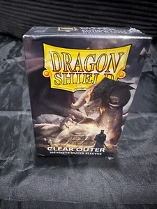 Dragon Shield Clear Outer Matte 100ct Sleeves Factory Sealed - Picture 1 of 5