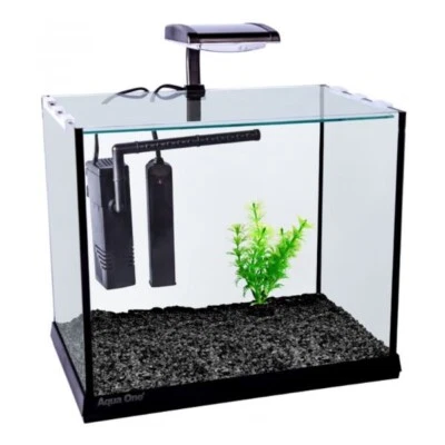 Aqua One Betta Oase kompletter Aquarium Fischtank mit LED, Heizung und Filter 13L