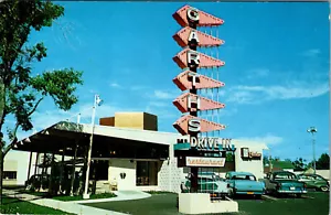 COLORADO SPRINGS, COLORADO - GARTHS FAHREN IN GEBRATENHÜHNERRESTAURANT - POSTKARTE - Bild 1 von 2