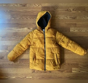 Boys Old Navy Hooded Zip Up Puffer Jacket Winter Gear Size 10 - 12 Large - Picture 1 of 7