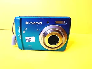 POLAROID A800 8.0 MP DIGITAL CAMERA COMPACT TEAL BLUE 4X DIGITAL ZOOM FOCUS FREE - Picture 1 of 6