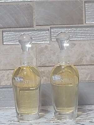 白色香蕉香水 DANA 迷你闪光灯 0.25 盎司每套 2 件无盒新品 — 第 1/2 张图片