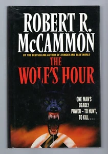 SIGNED Robert McCammon THE WOLF'S HOUR 1st printing hardcover (UK) NF/NF Scarce! - Picture 1 of 11