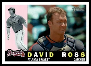 2009 Topps Heritage David Ross Atlanta Braves #558 - Picture 1 of 2