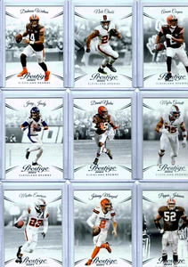 Juego de 10 cartas base del equipo Panini Prestige Cleveland Browns 2024 + 3 insertos + - Imagen 1 de 2
