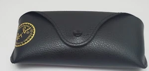 Ray-Ban Sonnenbrille NUR ETUI von Luxottica 100% UV Schutz Druckknopfverschluss schwarz - Bild 1 von 2