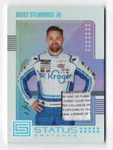 Ricky Stenhouse Jr. 2023 Panini Chronicles STATUS SWATCHES Rare 1 of 1 Insert NA - Picture 1 of 2