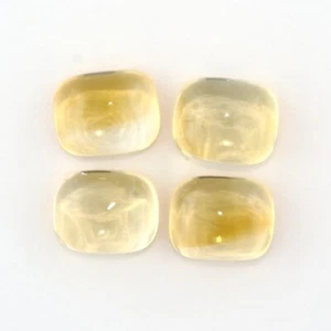 CITRINE 5 x 3 MM CUSHION CUT CABOCHON 6 PIECE SET ALL NATURAL F-4878 - Picture 1 of 1