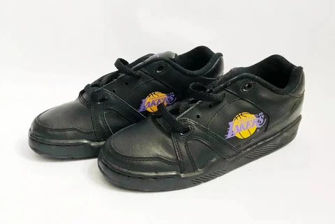 vintage converse los angeles lakers sneakers shoes youth size 3.5 NIB 90s kids Cover