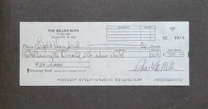 Tommy McDonald signed 1998 football check - Picture 1 of 2