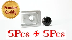 JAGUAR BUMPER/RUBBING STRIP TRUNK PANEL MOUNT 5MM PLUS RIVET/U-NUT CLIP x5 - Picture 1 of 9