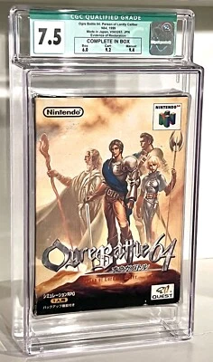 Ogre Battle 64 Person of Lordly Calibur Nintendo 64 CGC Graded 7.5 N64 CIB WATA - Image 1 of 4