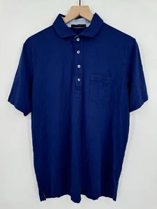 Camisa Polo Greyson Para Hombres Grande Azul Ligera Elastizada Golf Informal Copa Crewe - Imagen 1 de 6