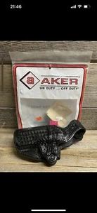 Aker MP40 Leather Duty Basket Weave Holster - Picture 1 of 2