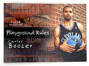2002-03 Fleer Tradition - Playground Rules Carlos Boozer #20PR (RC) - Picture 1 of 2