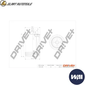 FILTRO OLIO DP1110.11.0321 PER JOHN DEERE Series/5/3000/5000/5010/6000/7000/7010 - Foto 1 di 6