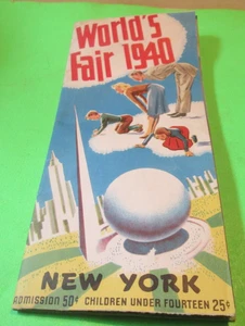 Worlds Fair 1940 Exhibit Overview Travel Brochure New York Central Accommodation - Picture 1 of 3