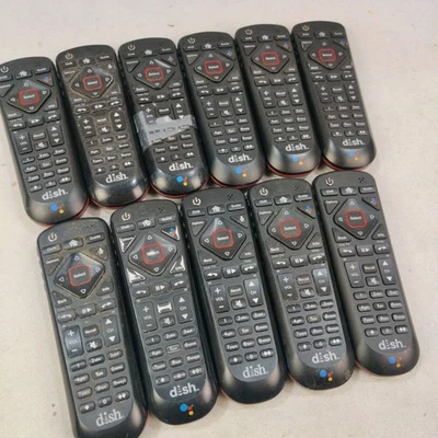 LOT OF 11 Dish 54.0 54.1 54.2 54.3 Google Voice Remotes for Hopper, Wally *READ* - Image 1 of 4