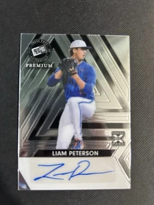 2024 Leaf Press Pass Premium Liam Peterson Auto 190/199 (B84) Florida - Picture 1 of 2