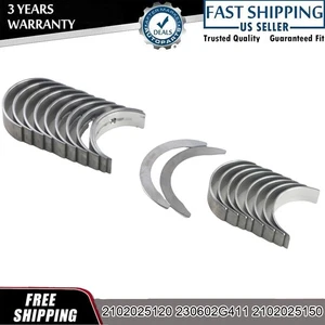 Main & Rod & Thrust Bearing Set For Hyundai Sonata Kia Optima Sportage 2.4L G4KJ - Picture 1 of 11