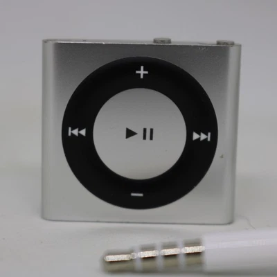 Apple iPod Shuffle - 4. Generation Silber, 2 GB / MP3 Player / vom Händler - Bild 1 von 4