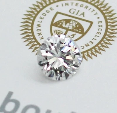 GIA Certified 0.25ct G/SI2 Laser Inscribed Round Brilliant Cut Loose Diamond - Image 1 of 4
