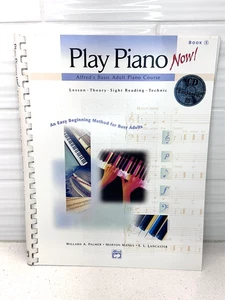 Alfred's Basic Adult Piano Course Play Piano Now! Paperback Book With CD Enclose - Picture 1 of 9
