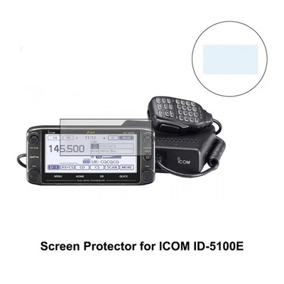 LCD Screen Protector Protective Shield Film for ICOM ID-5100E ID5100E ID-5100A - Image 1 of 4
