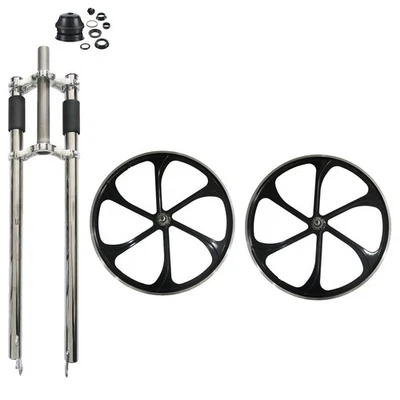 29" Bicycle Non Suspension Fork w/headset & 29" Aluminum Mag Wheel 100*135mm - Image 1 of 4