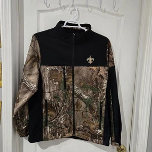 Dunbrooke Premium Realtree  XL Camo Jacket New Orleans SaintsChest 50 Deer Hunt - Picture 1 of 9
