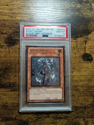 Yugioh Effect Veiler ultimate Rare 1st Ed DREV-EN002 PSA 10 POP 8 - Image 1 of 2