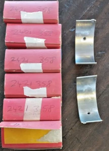 6 Rod Bearings 1960-1976 etc. Slant 6 Mopar 3879703 etc. As Per Description - Picture 1 of 3