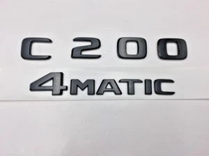Mercedes-Benz C200 4Matic trunk emblem badge Gloss Black - Bild 1 von 1